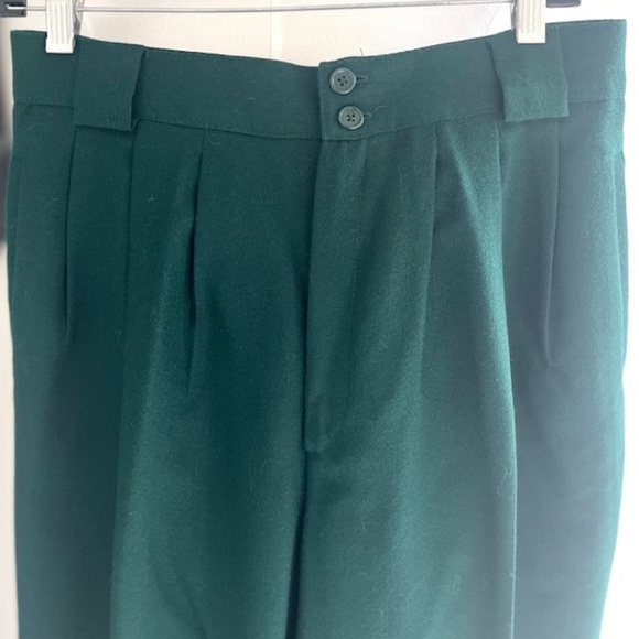 Vintage 80's Collectible Gold by Giorgio Sant’ Angelo Wool Trousers - Picture 5 of 9